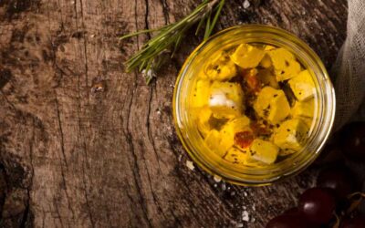 Receta de queso en aceite con especias