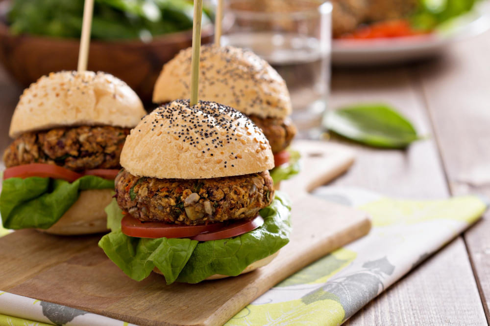 Cómo hacer hamburguesas veganas